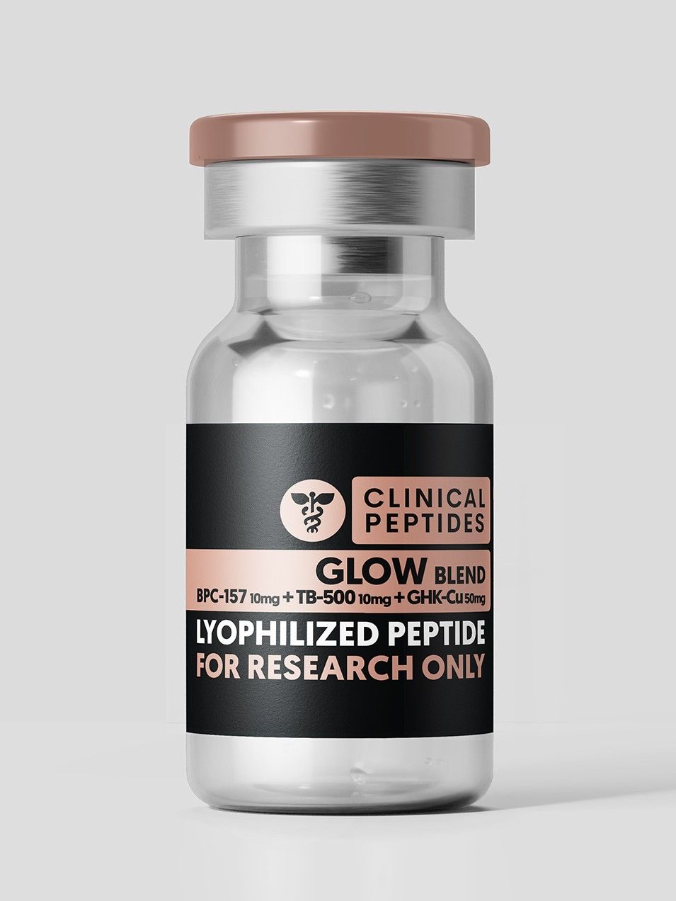 GLOW-Blend-Clinical-Peptide GLOW Blend - BPC-157 10mg + TB500 10mg + GHK-Cu 50mg