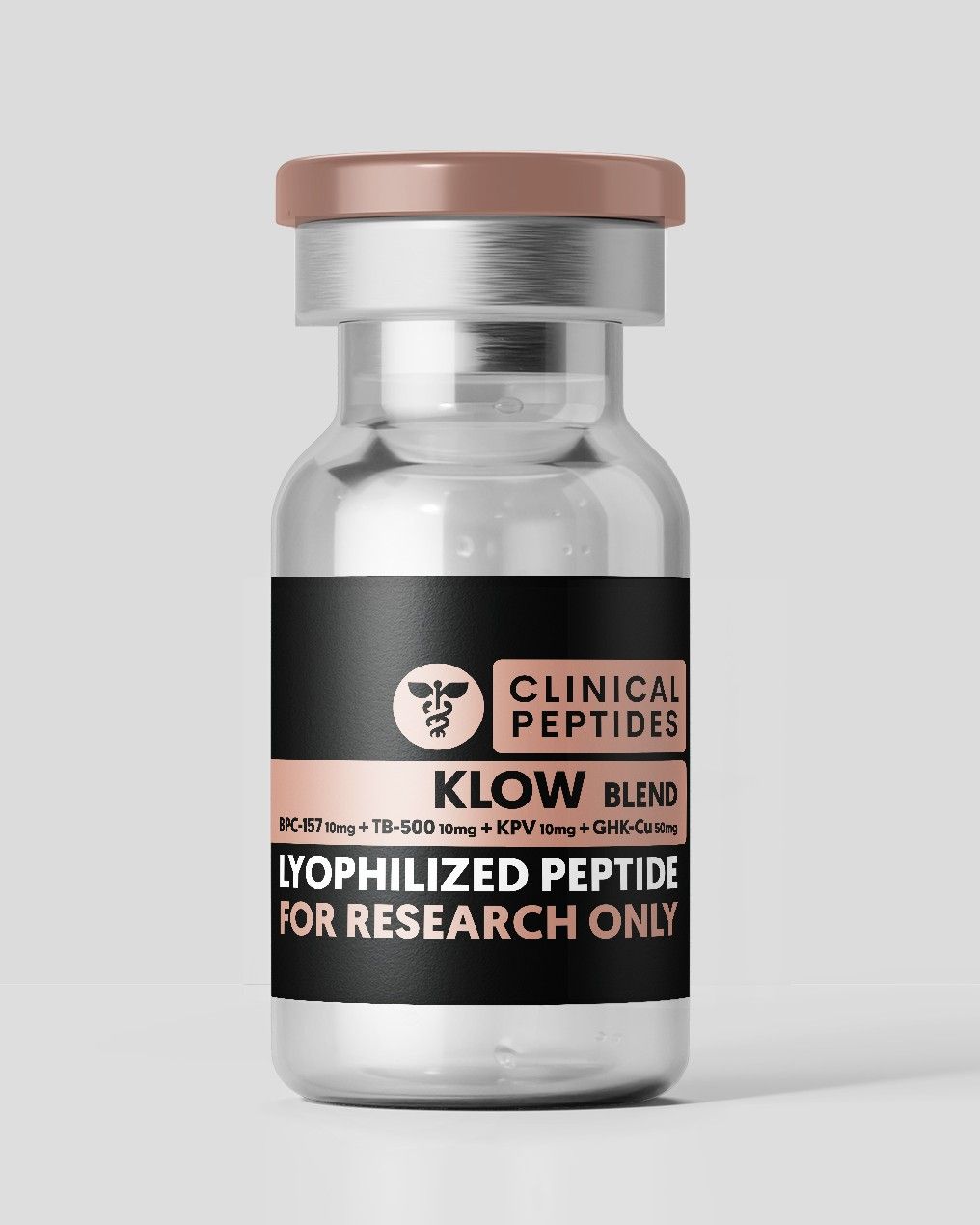 Clinical_Peptides-KLOW_BLEND KLOW Blend - BPC-157 10mg + TB500 10mg + KPV 10mg + GHK-Cu 50mg